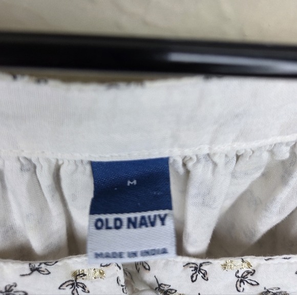 Old Navy Womens Prairie Tiered Maxi Dresses SizeMedium Print Gold Cottagecore - Picture 11 of 16